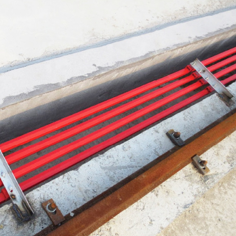Enclosed Conductor Crane Busbar System , 3 4 6 P PVC Housing Copper Buss Bars