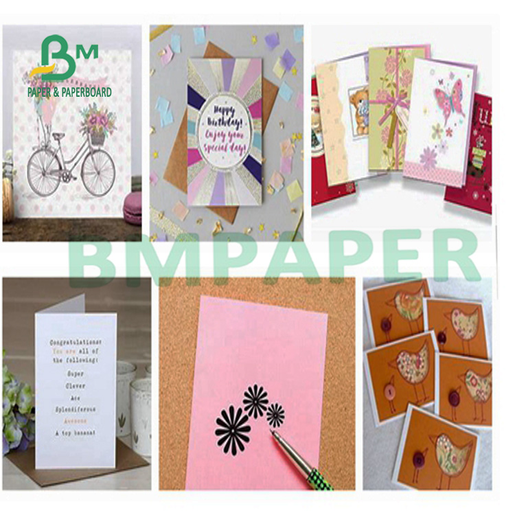 Good Smooth White Cardboard For Invitation Card Virgin Wood Pulp 610mm X 860mm 