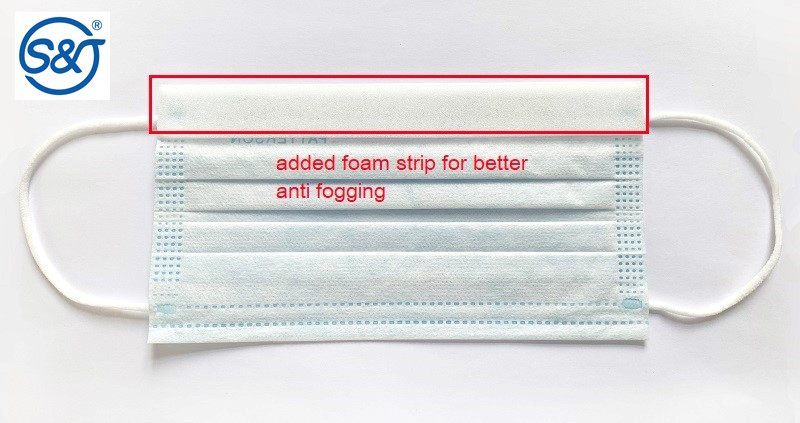 S&J Anti-Fog Face Masks Disposable 3ply Masks Medical Face Mask
