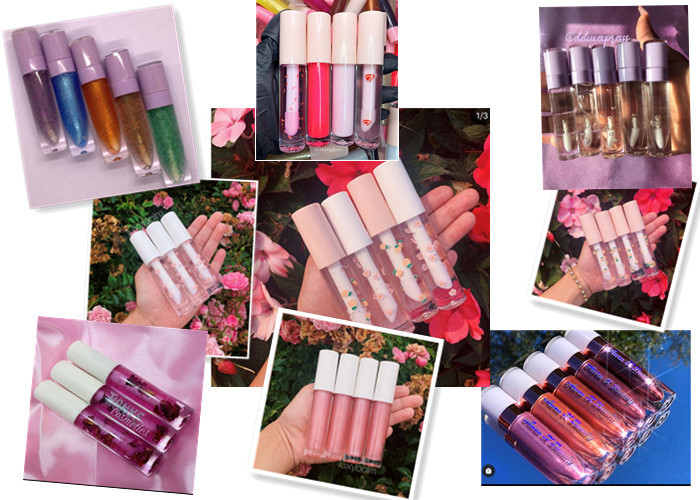 Custom 3.5ml Clear Lip Gloss Tube Plastic Empty Cosmetic Liquid Lipstick Tube