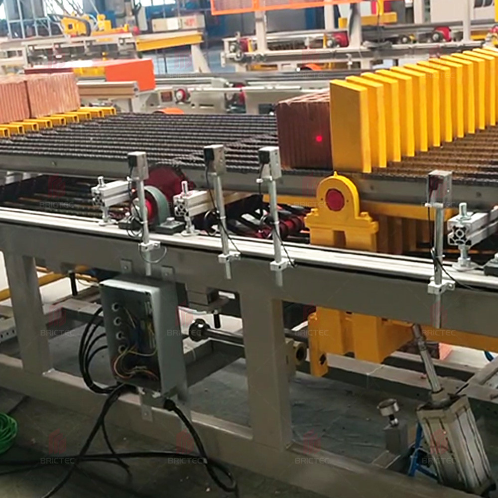 Clay Brick Loading And Unloading Packing System Of Brick Factory