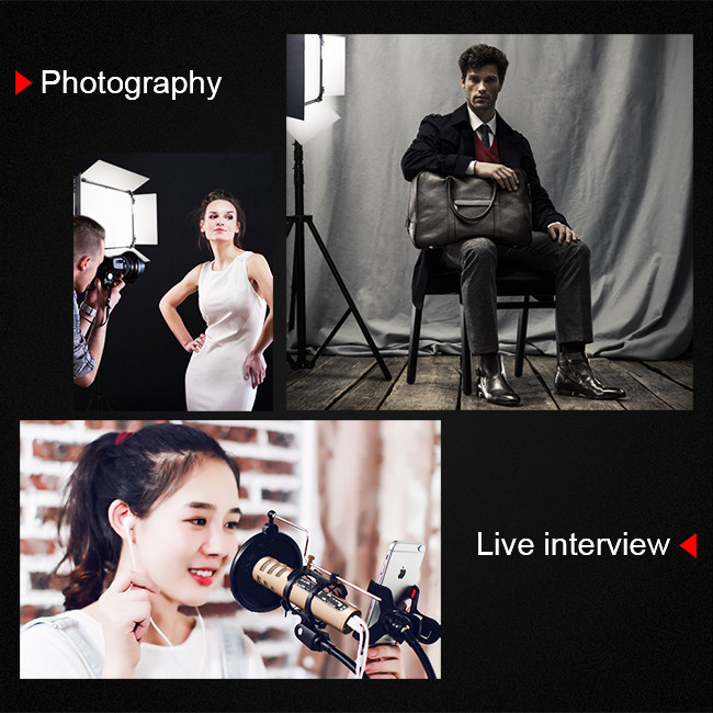 60 Degree Vlogging Lighting Kit LCD 95ra Video Photography Equipment With Tripod Stand