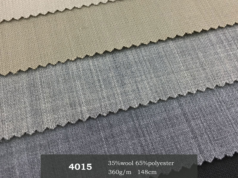 Italian Merino Polyester Cashmere Tweed Wool Fabric 260-420gsm For Suiting