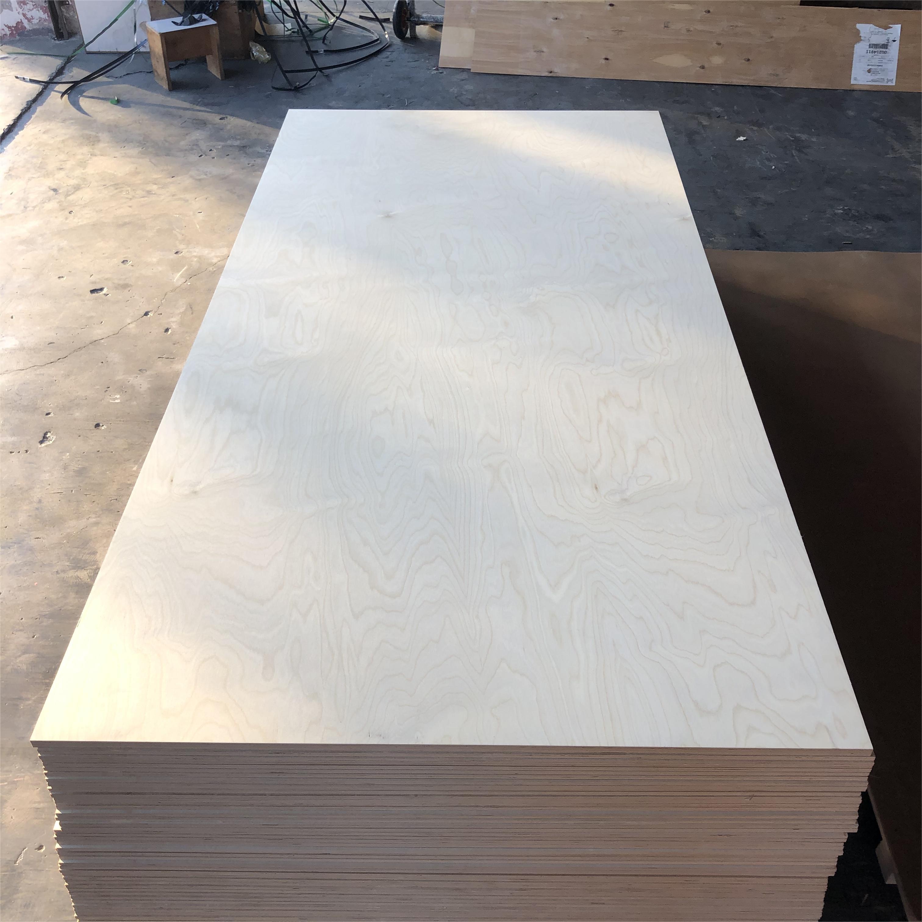 Hot Sale E0 Baltic Birch Plywood 6mm 9mm 12mm 15mm 18mm 24mm Full Birch Commercial Plywood Sheet 1200*2400mm