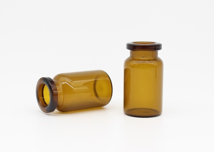 6ml Brown Medicinal and Cosmetic Borosilicate Glass Bottle Vial