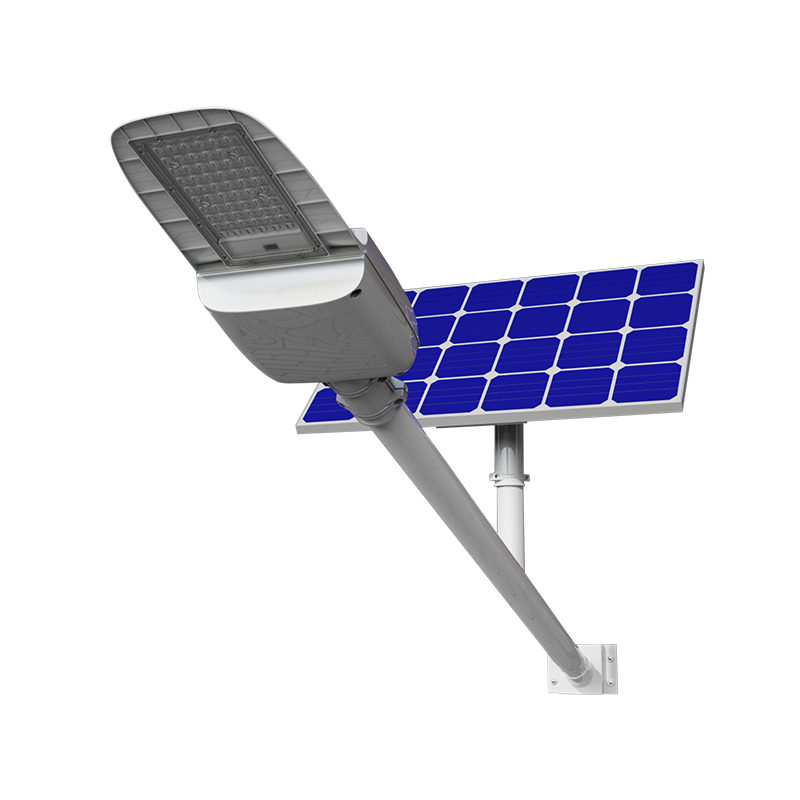Dusk to dawn solar LED outdoor light with remote control