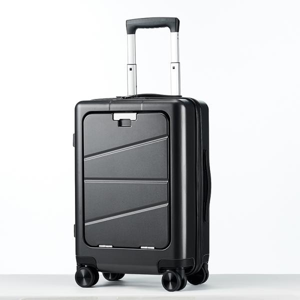 Abrasion-Resistant Multi-Functional Luggage with Soft Handle Combination Lock Wide Opening