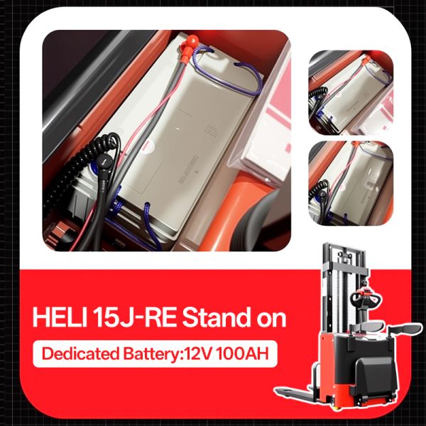 Electric Pallet Truck Battery 24V 40Ah Replacement for EP EPT20-15E2L and HELI Forklift Parts