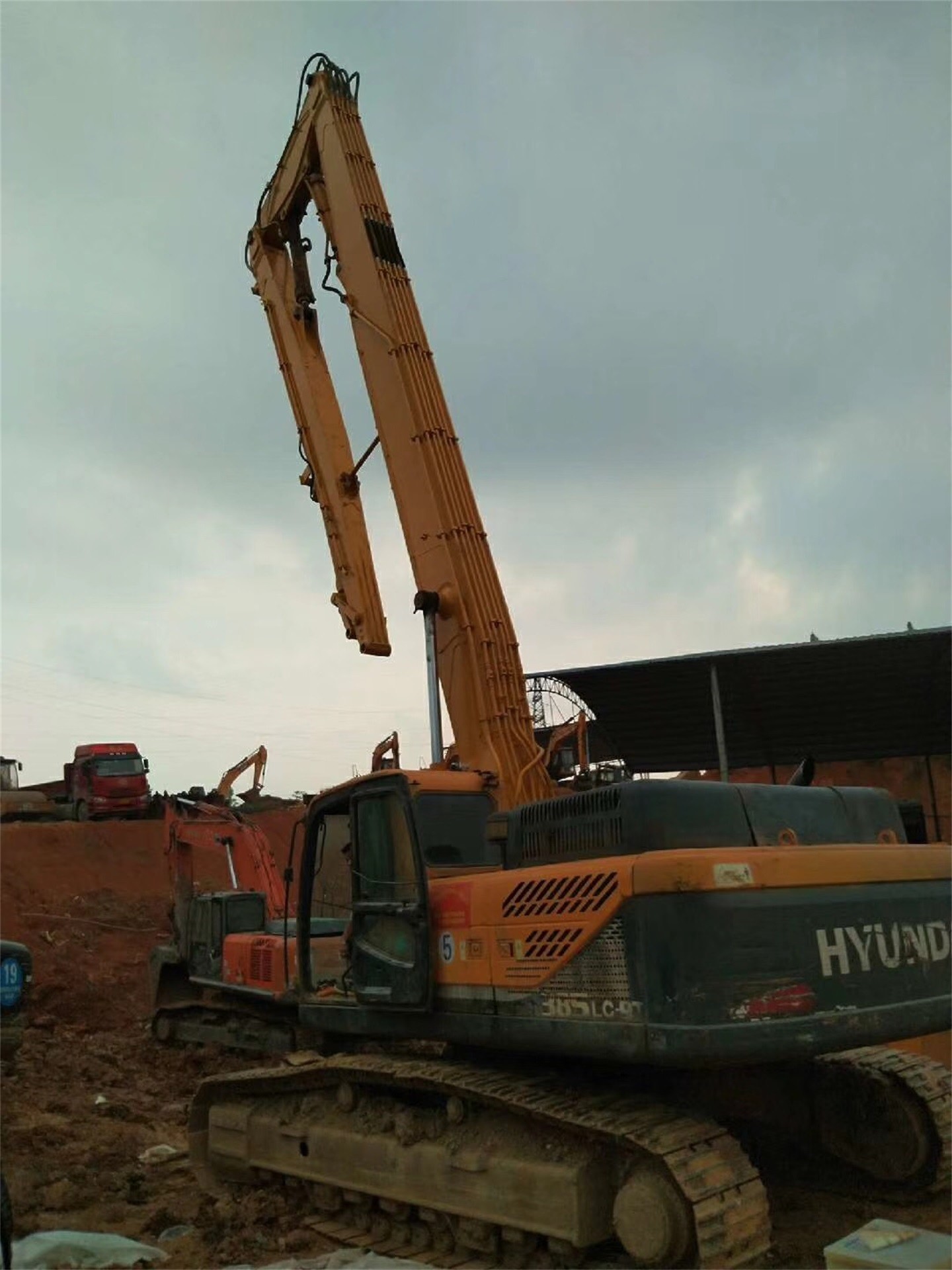 Sturdy PC450 Excavator Long Reach Boom , Multipurpose Demolition Extension Arm
