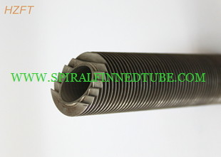 Secondary Dometic Water Heating Welded Finned Tube / Finned Tube Heat Transfer