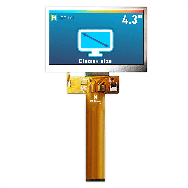 480x272 Color 4.3 Inch TFT LCD Display Module Sunlight Readable TFT-H043A21WQISTKN40