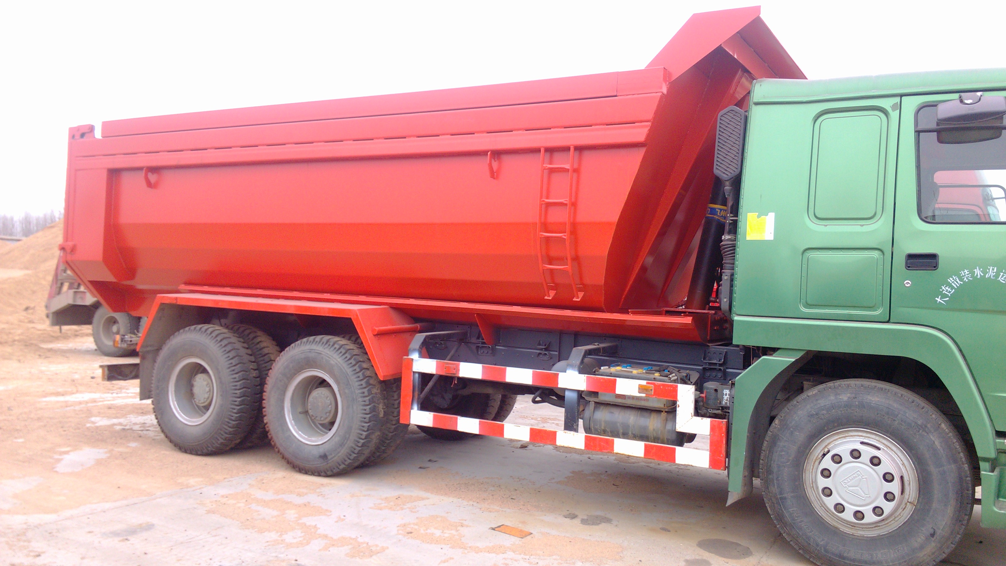 100 Tons Double Axles U Shaped End Rear Tipper Dumper Semi Truck Trailer for in Market