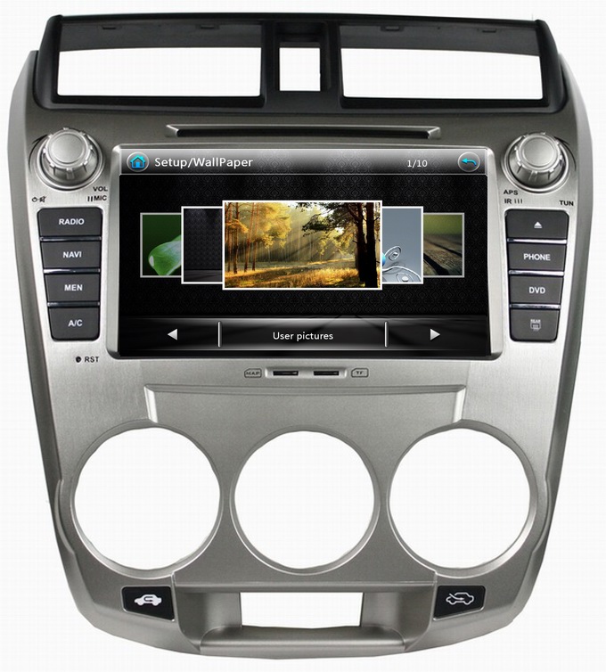 Ouchuangbo Auto Radio Stereo Multime DVD Player for Honda City 1.5L 2008-2012 GPS Navigation iPod USB RDS OCB-8059A