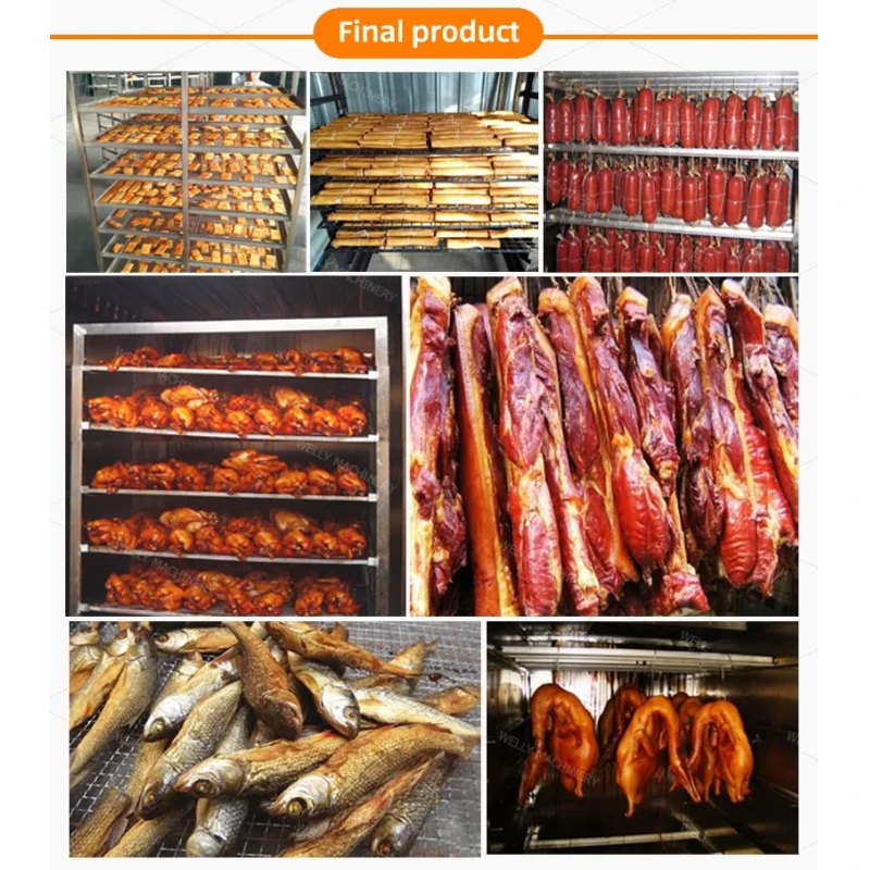 Top Quality and Low Price Meat Smoke Machine Smoker Oven / Smoker Beef Machine