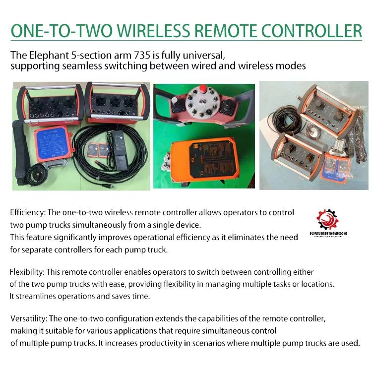 Ergonic 2.0 Putzmeister Remote Control For Heavy Construction