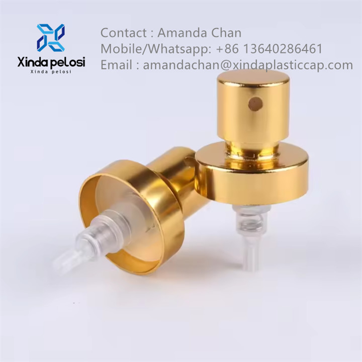Aluminium-Plastic Small Perfume Spray Perfume Press Spray Pump Aluminum Pump