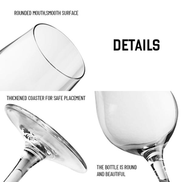 Engraved Logo 8 12OZ Wine Glasses