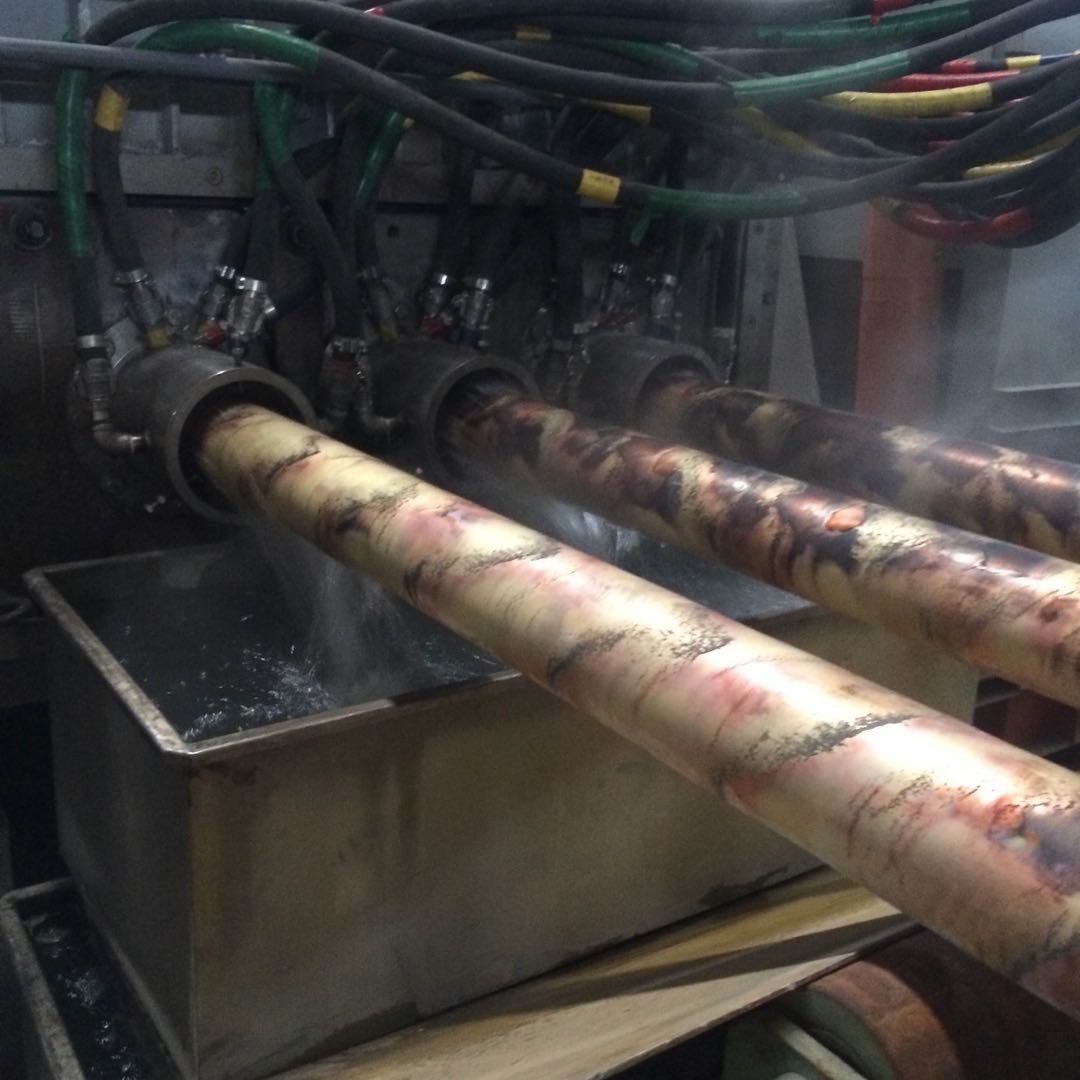 Round Billet Red Copper Semi Continuous Casting Equipment With 600KW Smelting Furnace