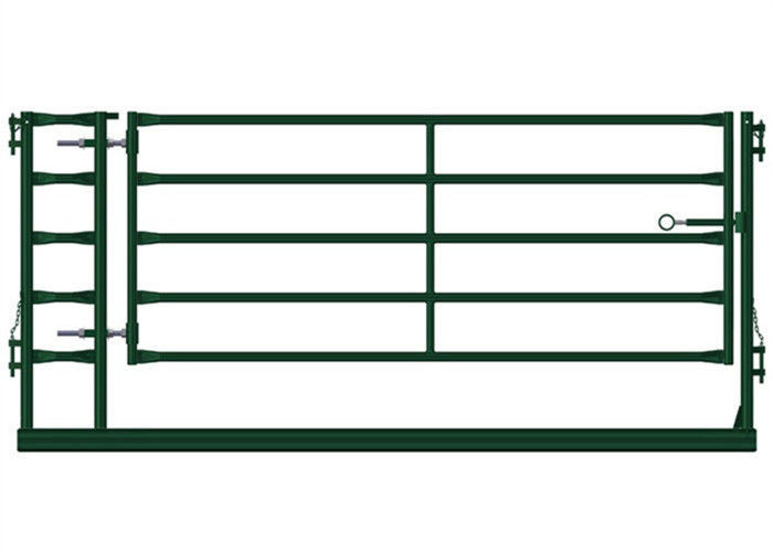 1800mm x 2100mm Horse Fence Round Pen 42mm O.D x 1.6 mm thickness Arena Corral Panel and Fram Gate Used In USA Market