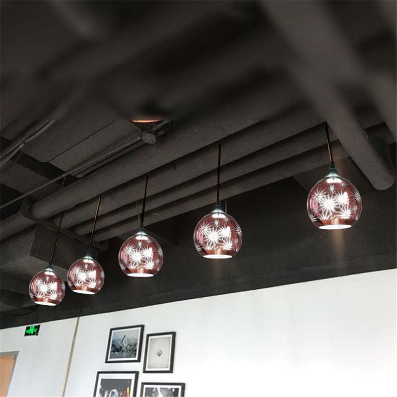 Retro Carving Hollow out Pendant lights Home Living Bedroom Kitchen E27 ball Pendant lights(WH-VP-185)