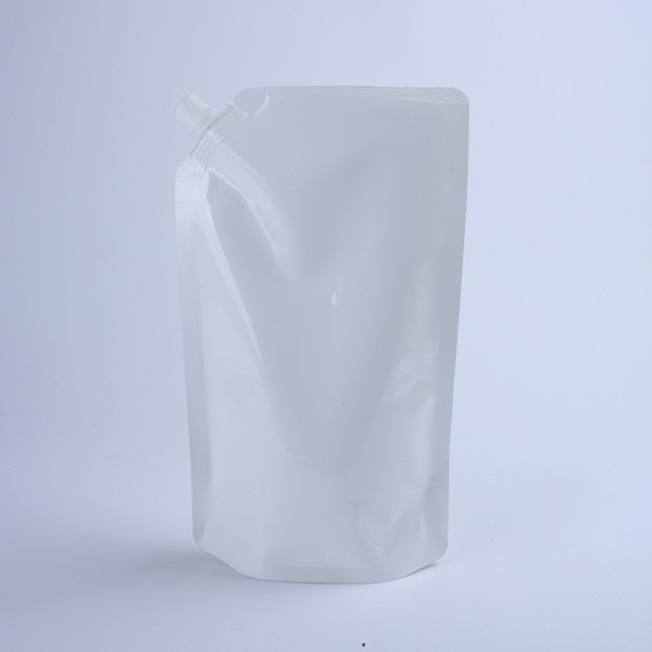 Doypack 60mic Spouted Liquid Stand Up Pouches Laundry Detergent Powder Packing Pouch