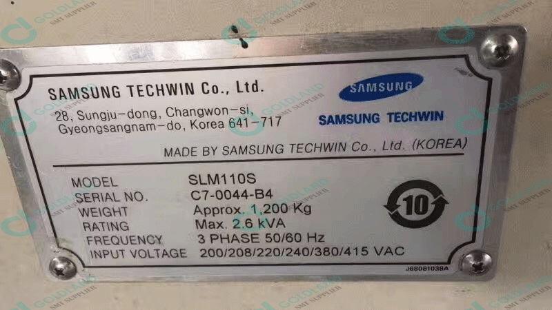 SLM110S Samsung 1.2M 48 Inch LED Board SMT Mounter Machine