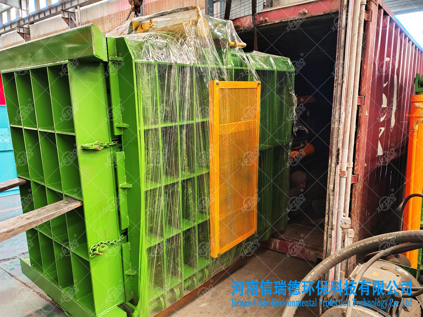 Scrap Metal Press Aluminum Recycling Baler Aluminum Cans UBC Baler Machine For Scrap Metal Recycling