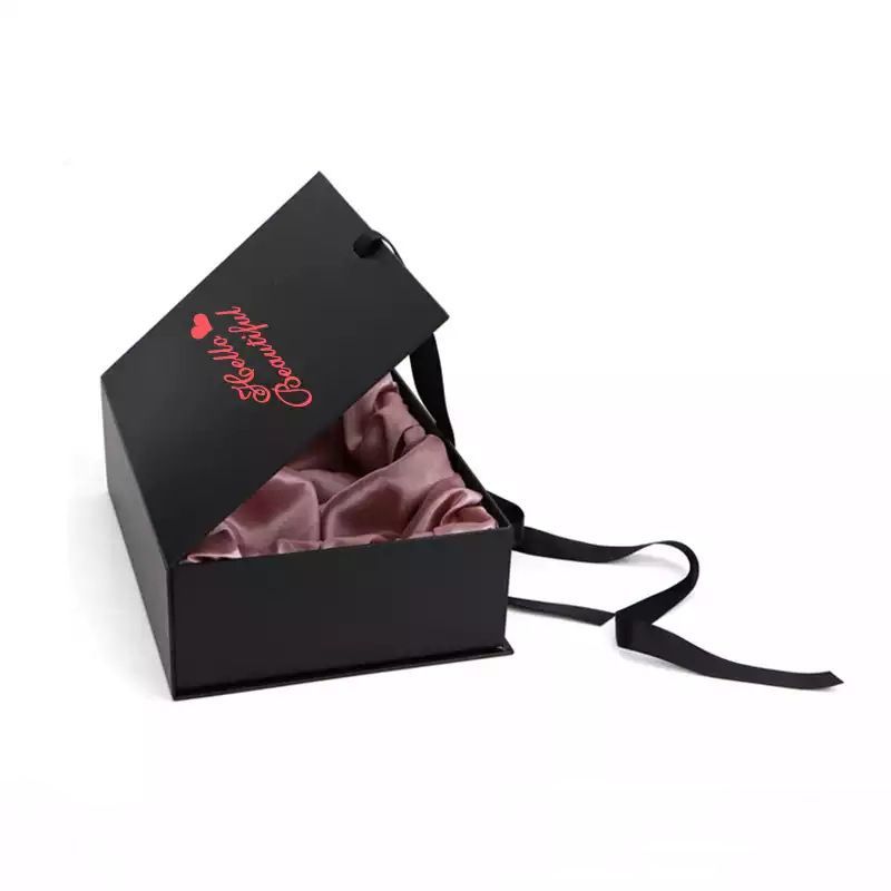 Luxury Folding Paper Packaging Carton Box, Custom Logo Printed Human Hair Wig Extensions Gift Box