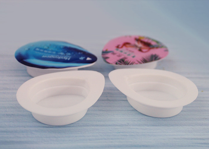 PP Solid Small Plastic Containers Water Drop Type For Neck Essence Mask 3g Volumn