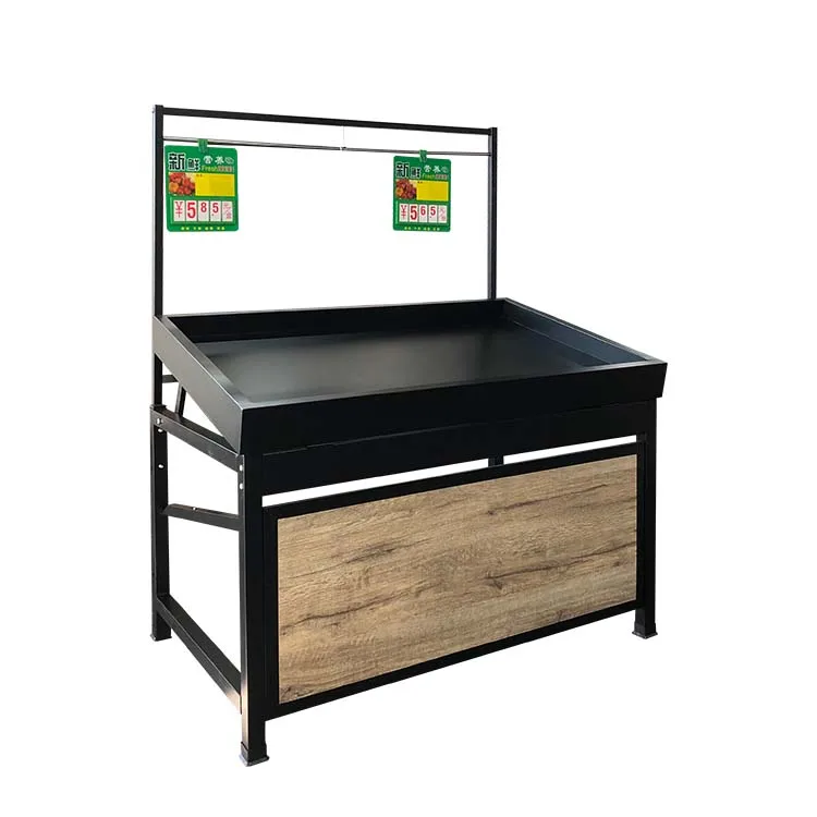 Heavy Duty Fruit And Vegetables Shelves Single Sided For Store