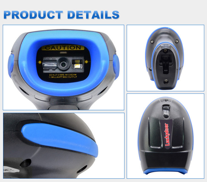 QR Code Wired Barcode Scanner Handheld USB 1D 2D Barcode Reader