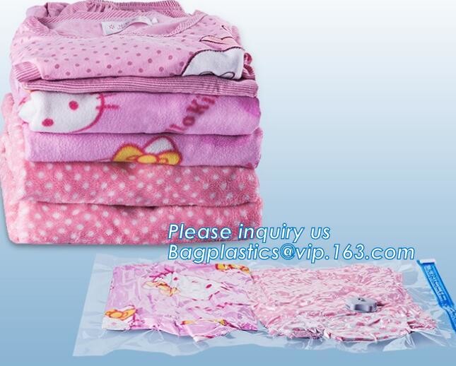 vacuum travel bag pa pe vacuum storage bag roll up, hand rolling pa vacumm bag, plastic vacuum travel bag, bagplastics