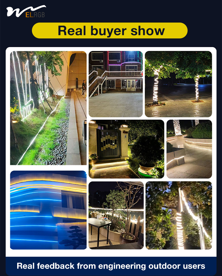 2835 IP67 Dimmable LED Strip 120 Volt Dimmable Led Rope Light