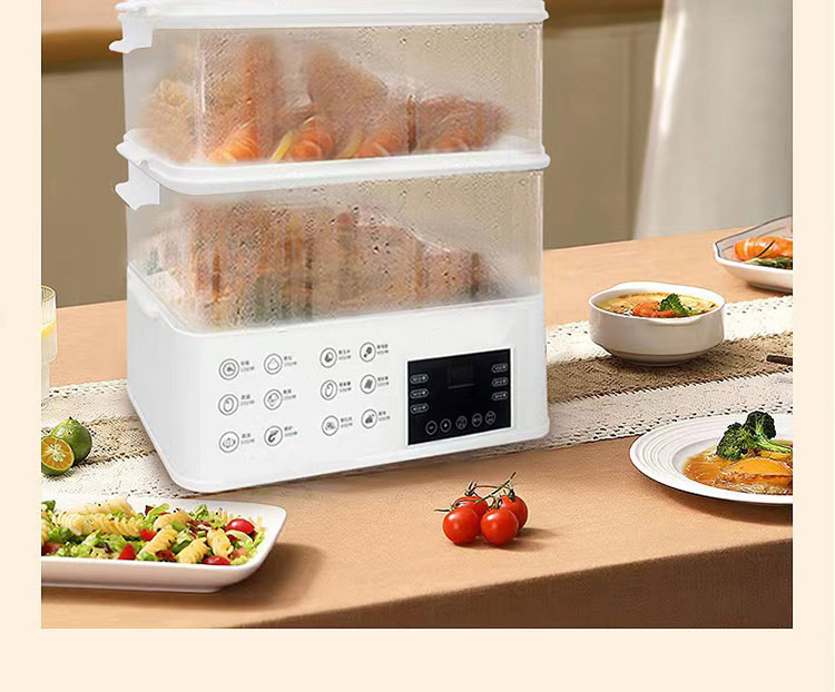 Factory Directly Smart Egg Boiler Food Steamer Multi-functional Home Use Egg Cooker Steamer Pot
