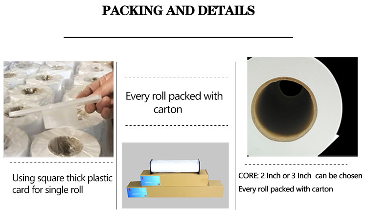 17 Inch 30M Roll Double Sided Glossy Inkjet Paper Resin Coated 240gsm