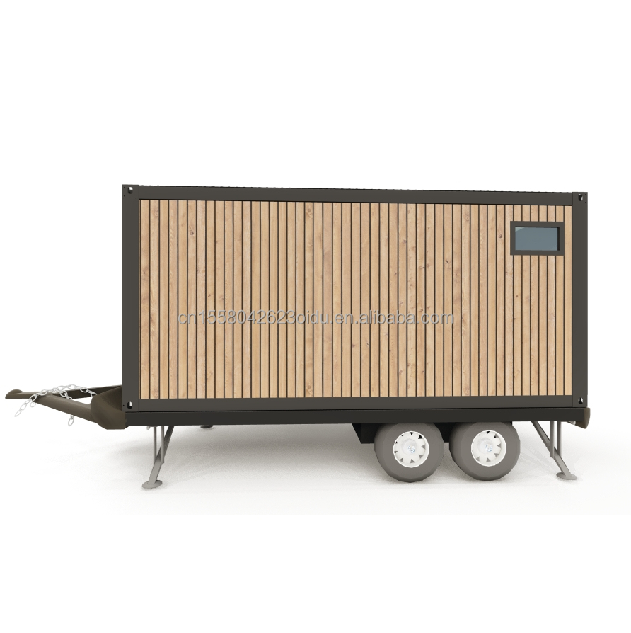 Hotel 20ft or 40ft Mobile Outdoor Container Bar Coffee Shop on the Second Floor with Outdoor Design and Wheels