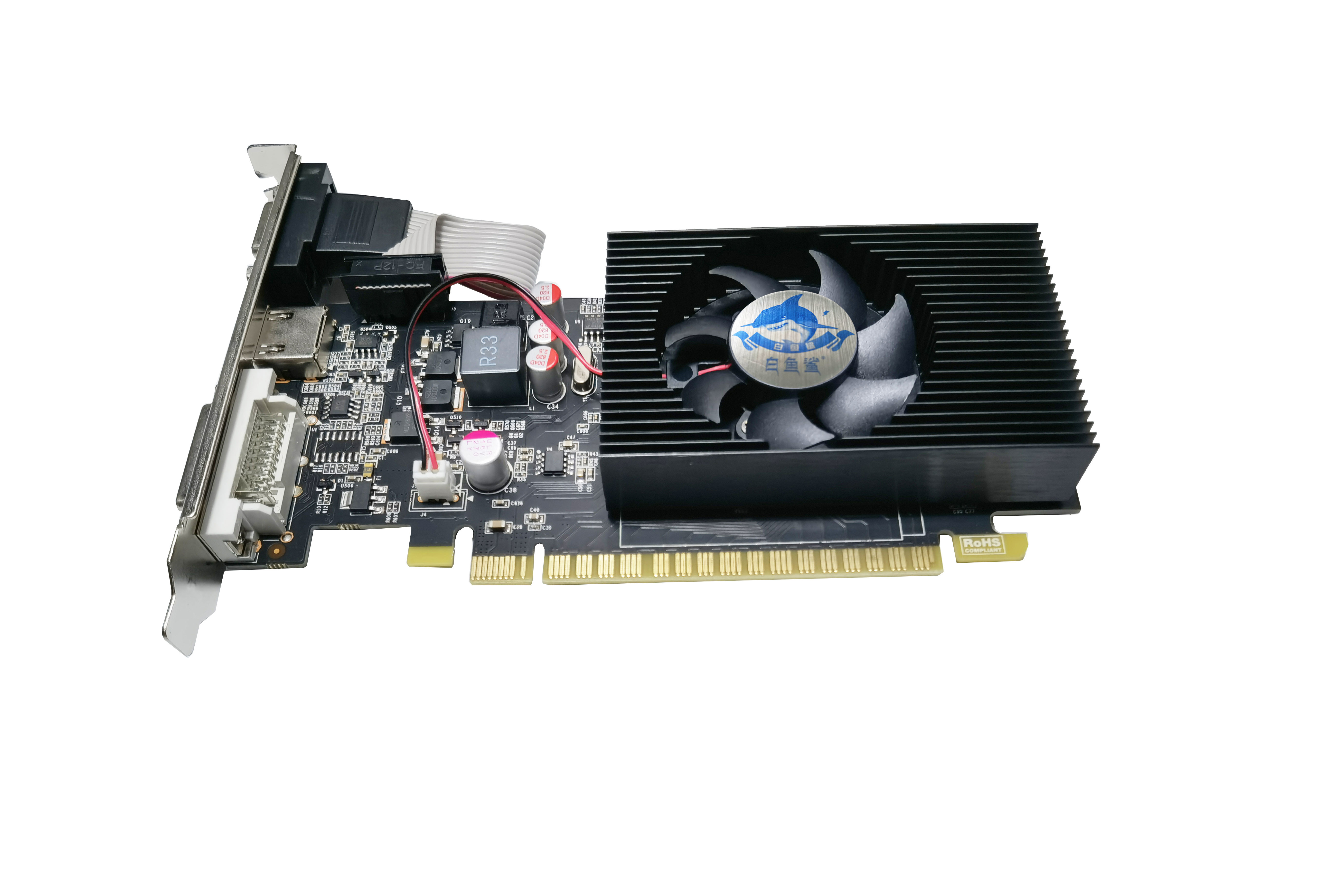 Geforce Gddr3 Gt730 2G / 4G 64bit Computer Graphics Card Wholesale New 1080 Black Gaming Clock