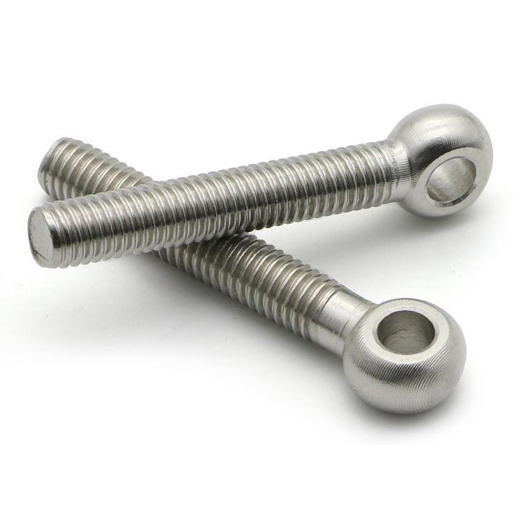 DIN 444 Stainless Steel Eye Bolt SS 304 Small Female Swing Eye Bolt With Eye Nut