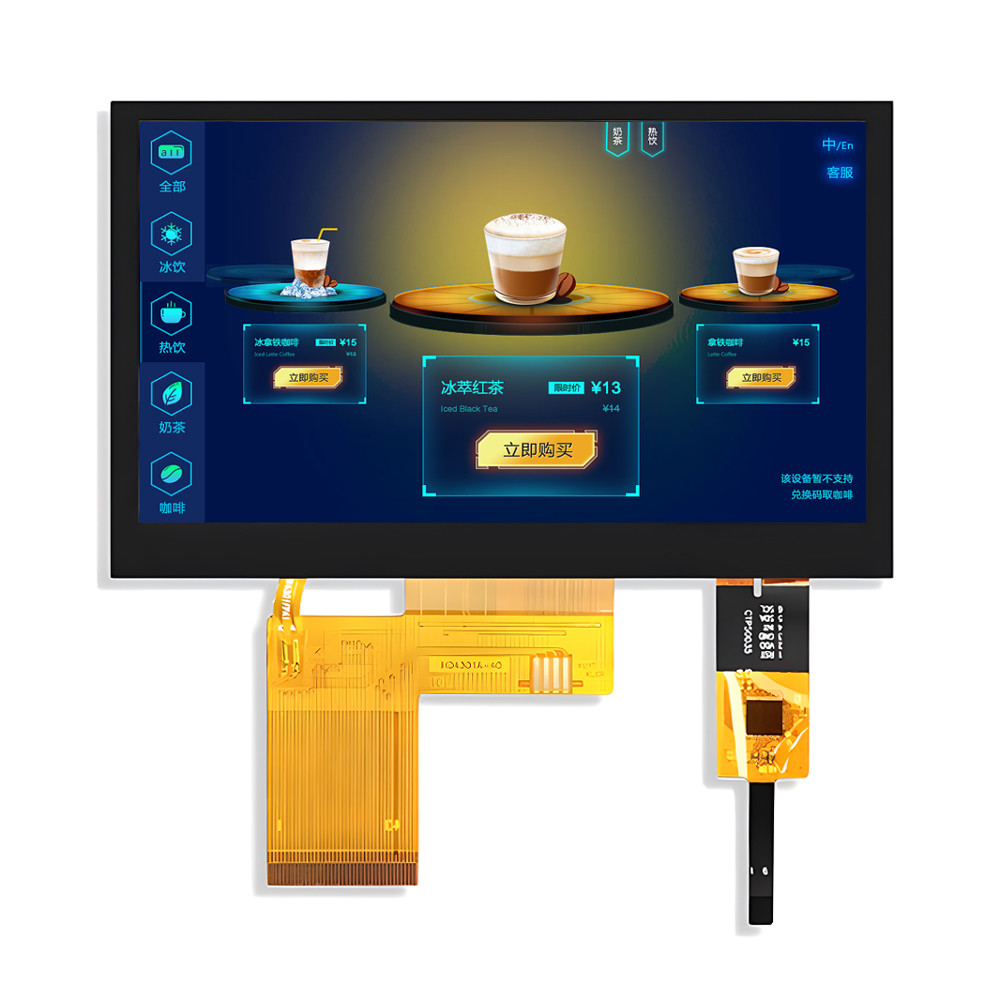 4.3 Inch IPS 480*272 Pixel TFT LCD Display ST7283 Driver IC All Viewing Angles