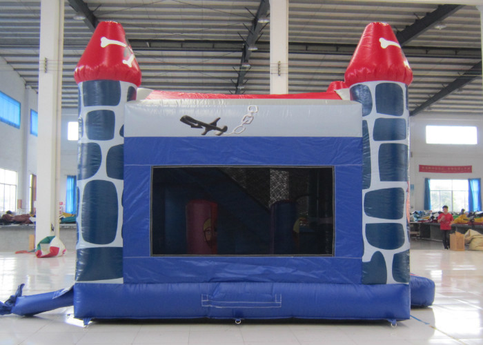 Customized inflatable bouncy castle printing inflatable bouncy castle with slide