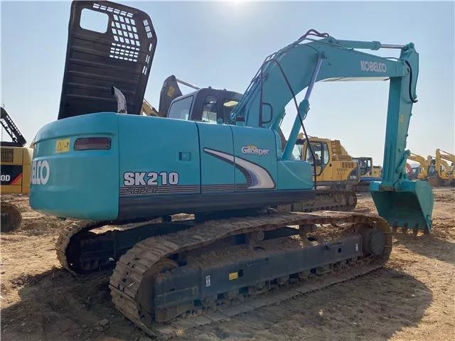 Original Color Used Kobelco Excavator Industrial Equipment With Original Engine