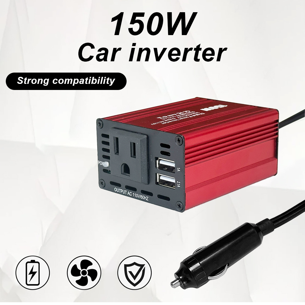 150W 12V 220V Car Inverter Peak Power 300W Modified Sine Wave Converter Customized Support Software Reengineering