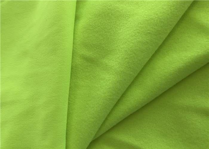 Stretch Knitted Polyester Spandex Fabric Brush For Sportswear