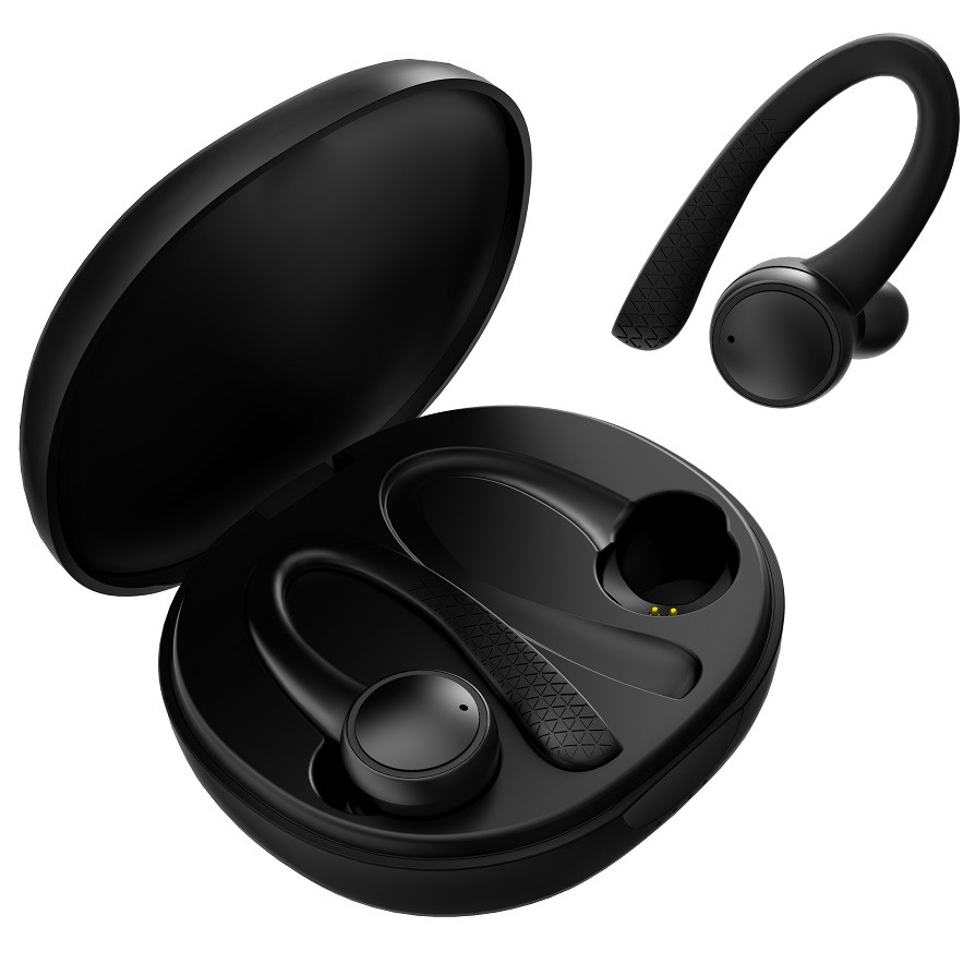 Dual Driver Waterproof Bluetooth Sweatproof Wireless Sport Earphones Headset For Running
