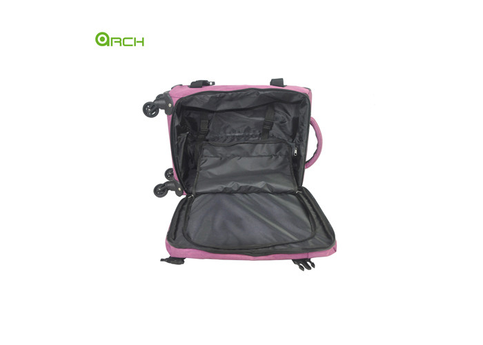 Snowflake Polyester 18 Inch 4 Spinner Wheel Luggage