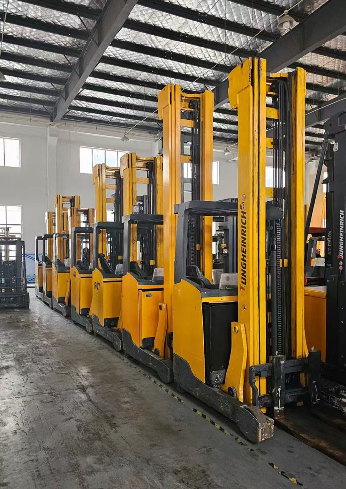 Various Heights Used Reach Truck Jungheinrich Brand Warehouse Forklift Trucks