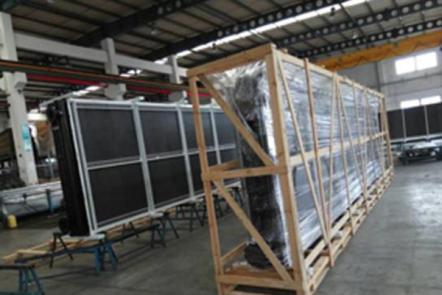 Blockchain Miners Hybrid Dry Cooler With Ziehl Abegg Axial Fans
