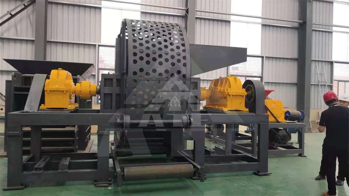 China Tire Recycling Line Machine Tyre Chips Scrap Shredder