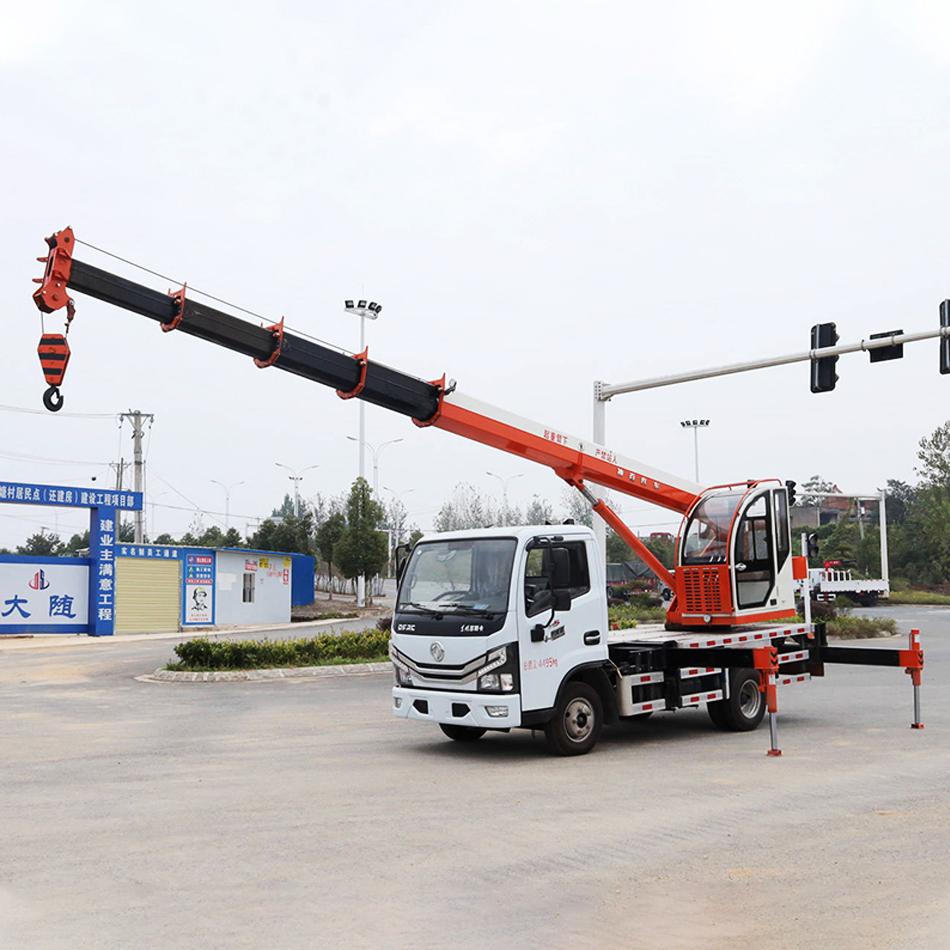 Original Engine 10 Ton 25 Ton Truck Mobile Crane Mini Truck Crane Easy Operation