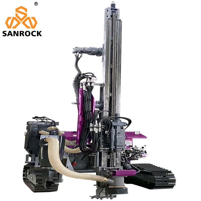 Crawler Borehole Drilling Rig Mining Machinery Hydraulic Top Hammer DTH Drilling Rig